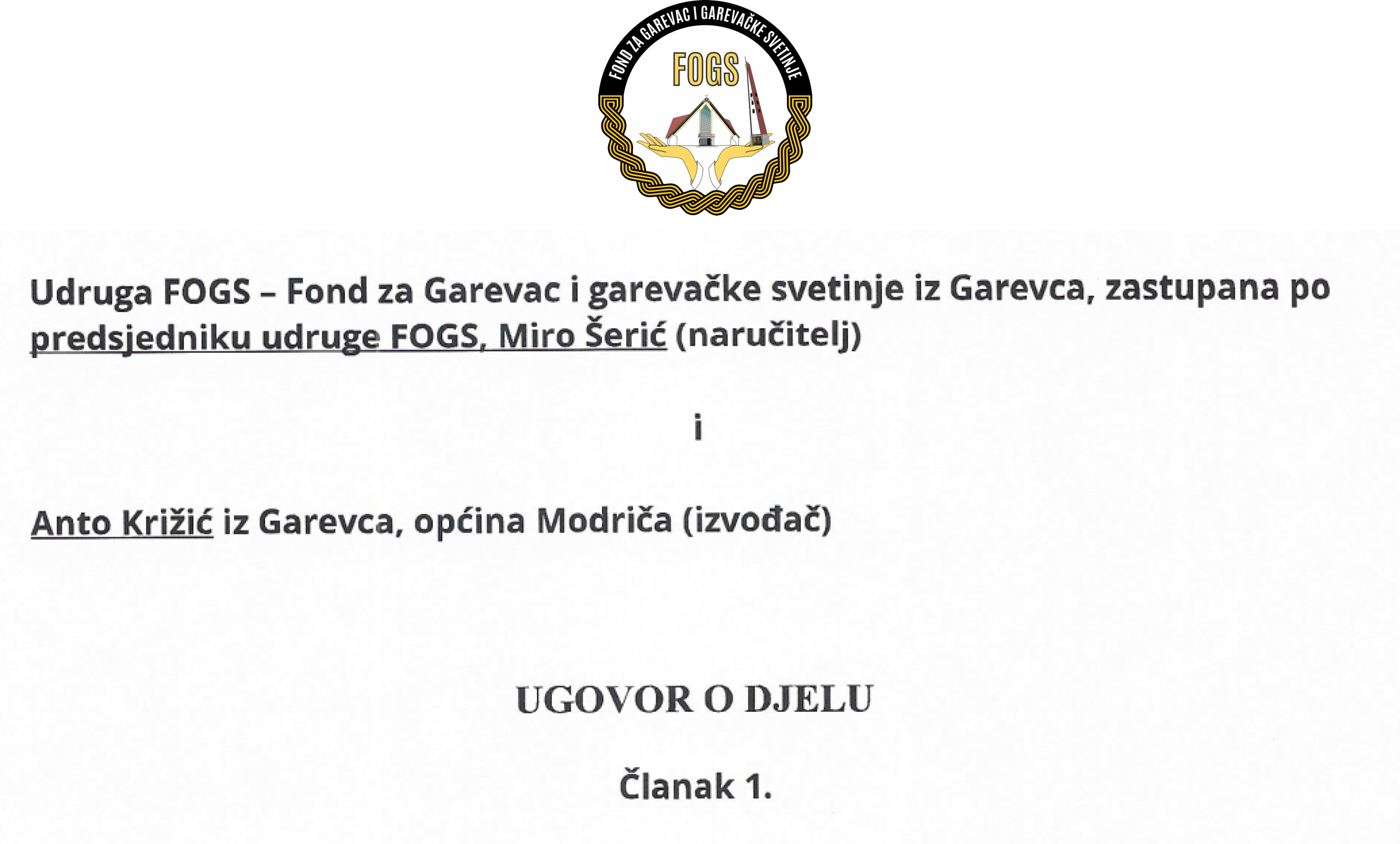 Potpisan ugovor između FOGS-a i izvođača radova za 2022. godinu